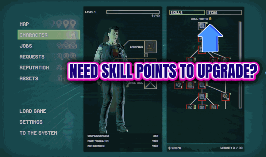 Give Skill Points